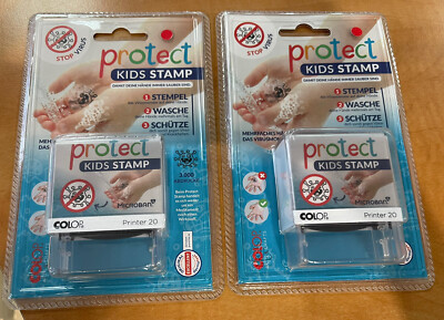Doppelpack PROTECT KIDS STAMP - 2 Stück - Kinder Hände Waschen