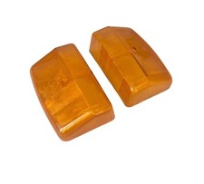 COPPIA GEMME FRECCE ANTERIORI ARANCIONI PIAGGIO APE P 50 ELESTART - APE TM P 50