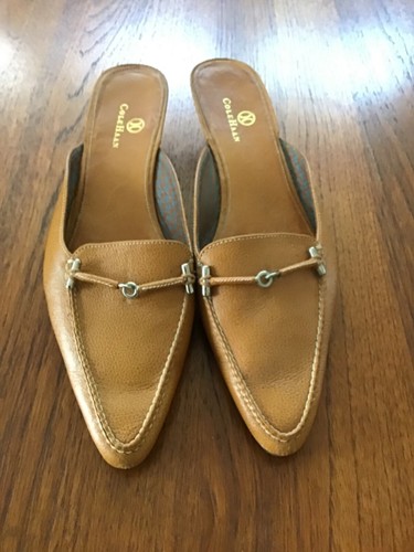 Cole Haan 9 1/2 kitten heel mule slide