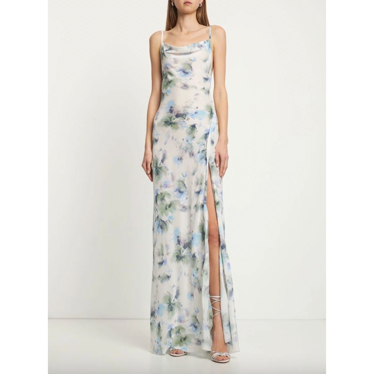 Bec + Bridge Corrine Floral Slit Maxi Dress in Watercolour Floral at Nordstrom, Size 4 Us Bec + Bridge Corrine Floral Slit Maxi Dress in Watercolour Floral at Nordstrom, Size 4 Us