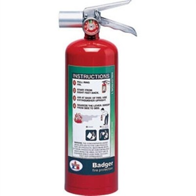 Badger 24567 Extra 5 lb Halotron I Fire Extinguisher w/ Wall Hook