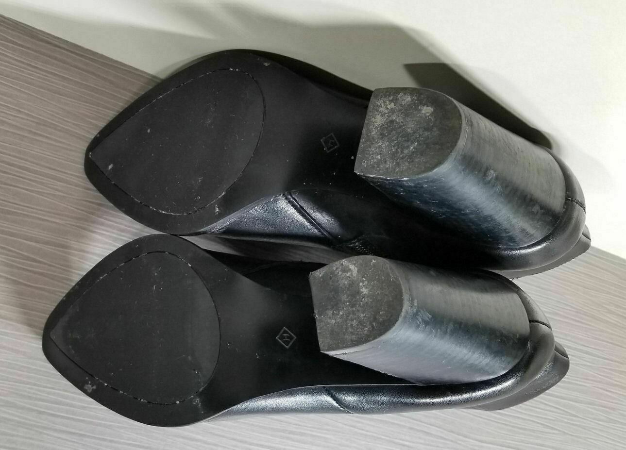 Halogen Bergen Pointed Toe Boot, Black Leather, W… - image 9