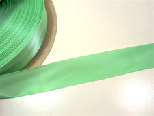 Nastro raso verde menta 1 1/8" larghezza x 10 iarde monofaccia poliestere artigianato B30
