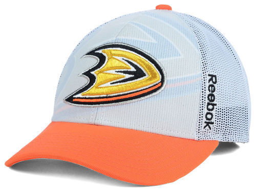 Anaheim Ducks Reebok NX28Z NHL Team Second Draft Meshback Hockey Cap Hat - Picture 1 of 4