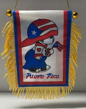 Boricua Boy Puerto Rico Rican Mini Banner Car...