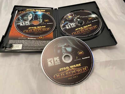 Star Wars Lucasarts Star Wars The Old Republic Bioware 3 Discs Case PC Game Teen