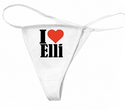 String Tanga I Love Elli Geschenk Geburtstag Valentinstag Weihnachten Ostern