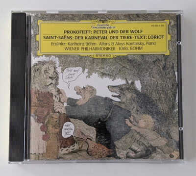 Prokofieff  Peter und der Wolf - Wiener Philharmoniker Böhm  1986   CD