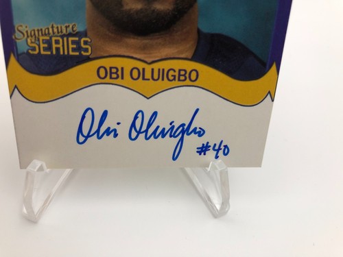 TK Legacy OBI OLUIGBO AUTO Signed M GO BLUE MGB139 Card MICHIGAN WOLVERINES - Picture 2 of 7