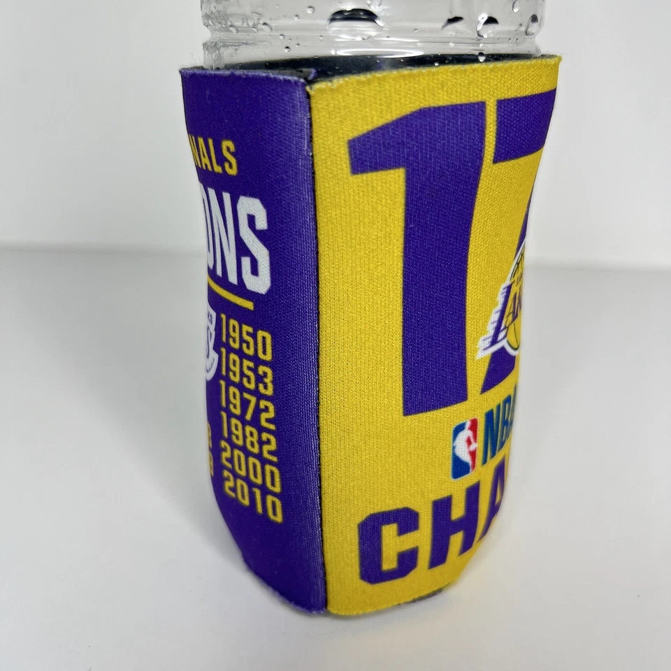 NBA чемпионов Koozie кулер держатель Лос-Анджелес Лейкерс банка бутылка Coozie 17 x - Изображение 4 из 4