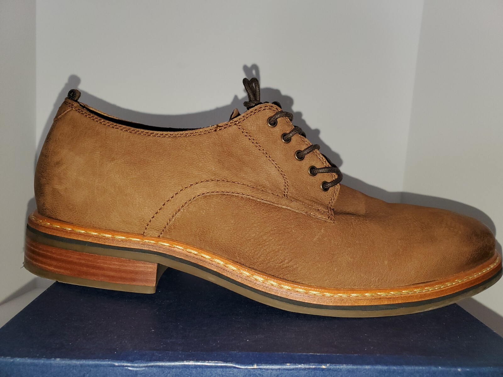 SAOLA Scarpe stringate uomo Cole Haan Frankland in pelle colore marrone cioccolato taglia 12M