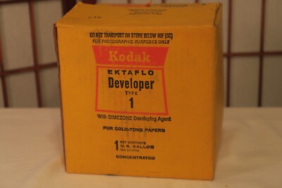 KODAK PROFESSIONAL EKTAFLO DEVELOPER TYPE 1 for COLD-TONE PAPERS TO MAKE 9 GALLS
