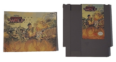 Operation Wolf with Manual NES Original Nintendo Entertainment System 1989