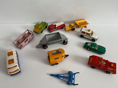 Vintage Matchbox by Lesney Toy Cars Various (11) Made in England