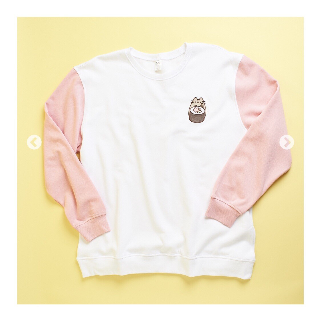 トレーナー/スウェット juemi Cat EMB Puff Sleeve Sweat Chill Kitten Sweatshirt – jeremy messersmith