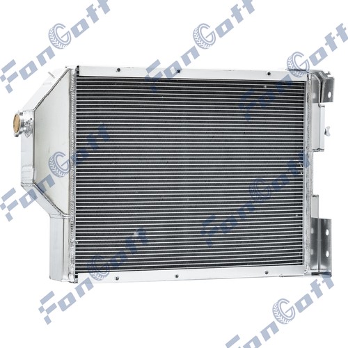 4 Row Aluminum Tractor Radiator For John Deere 4430 AR61878 AR61879 ...