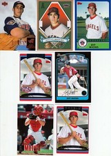 ⚾ 20 + different JEFF MATHIS cards lot 7 RC 2001 - 2021 Angels Rangers w s/n