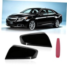 Driver Passenger Side Mirror Cover for 2014-2020 Chevy Impala Black pair