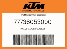 KTM Genuine Valve Cover Gasket - 77736053000