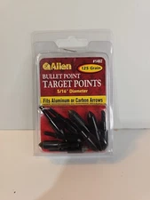 Allen Archery Bullet Points 5/16'' 125 Grain Target Point 12-Pack 1462