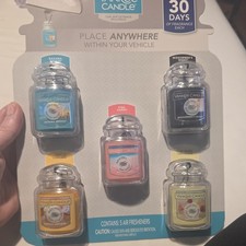 Yankee Candle Car Jar Ultimate Multipack, 5 Lufterfrischer