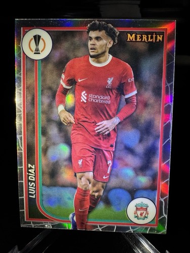 2023-24 Topps Merlin UCC - Luis Diaz Refractor #71 Liverpool - Picture 1 of 2