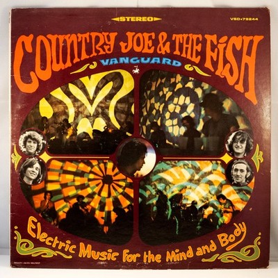 Country Joe And the Fish ''Electric Music for The Mind and Body'' LP Vinyl  VG