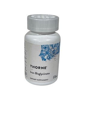 Thorne Iron Bisglycinate Chelated Iron for Energy & Blood Health   60 Caps
