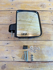 10L0L Universal Golf Cart PASSENGER Side Mirror HD Glass Wide MISSING BRACKET