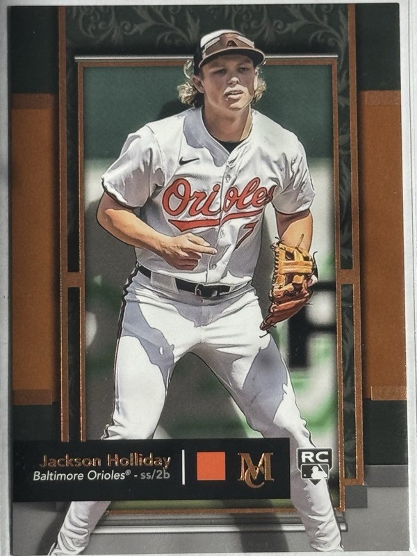2024 Topps Museum Jackson Holliday RC Cooper Baltimore Orioles