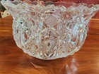 Vintage Clear Cut Pressed Glass Candy Dish Serving Bowl  5.75" Wide  3 5" Tall — photo 3