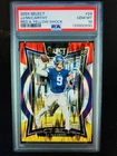 2024 SELECT JJ MCCARTHY RED YELLOW SHOCK ROOKIE #24 PSA 10 GEM MINT VIKINGS