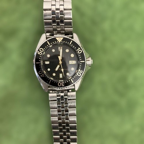 SEIKO Automatic Diver Watch Black Dial Stainless Steel 150m From Japan