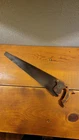 Antique Henry Disston & Sons Philadelphia No.7 Small 18" Nibed Hand Saw 9 TPI
