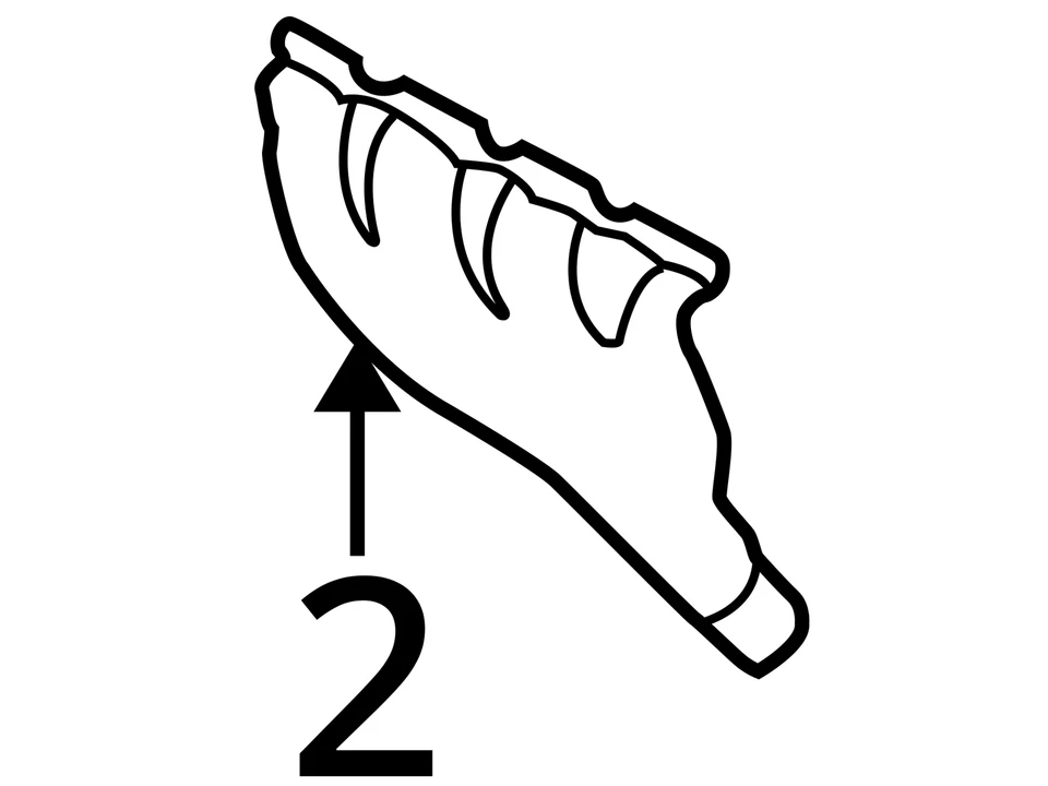 2000-2003 CADILLAC OLDSMOBILE DEVILLE SEVILLE MANIFOLD ASM EXH 12564185 NEW OEM - Image 3 of 3