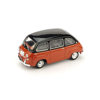 Fiat 600 Multipla D 1960 Nero/Rosso Corallo 1:43 Brumm Auto Stradali -D- Neues M