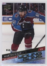 2020-21 Upper Deck Young Guns UD Exclusives 50/100 Martin Kaut #217 0g19