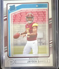 2024 Panini Donruss Rated Rookie Jayden Daniels Commanders #389 Base RC