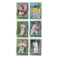 6 Card Lot 2025 Donruss Optic Rockets Pujols Bench Mize Rodriguez Griffin