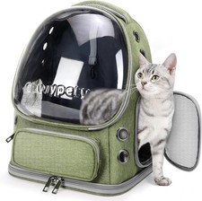 Cawypety Cat Backpack Carrier, Breathable Cat Carrier Large Space Bubble Pet Bac