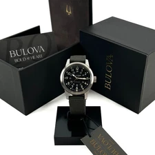 Bulova Military VWI Special Edition HACK 38mm Automatic Men's 96A259 Watch-W/box