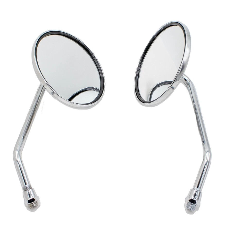 Chrome Long Stem Side Mirrors For Honda Express 50 Helix 250 NCH50 NSS250 NPS50 Foto 2 de 4
