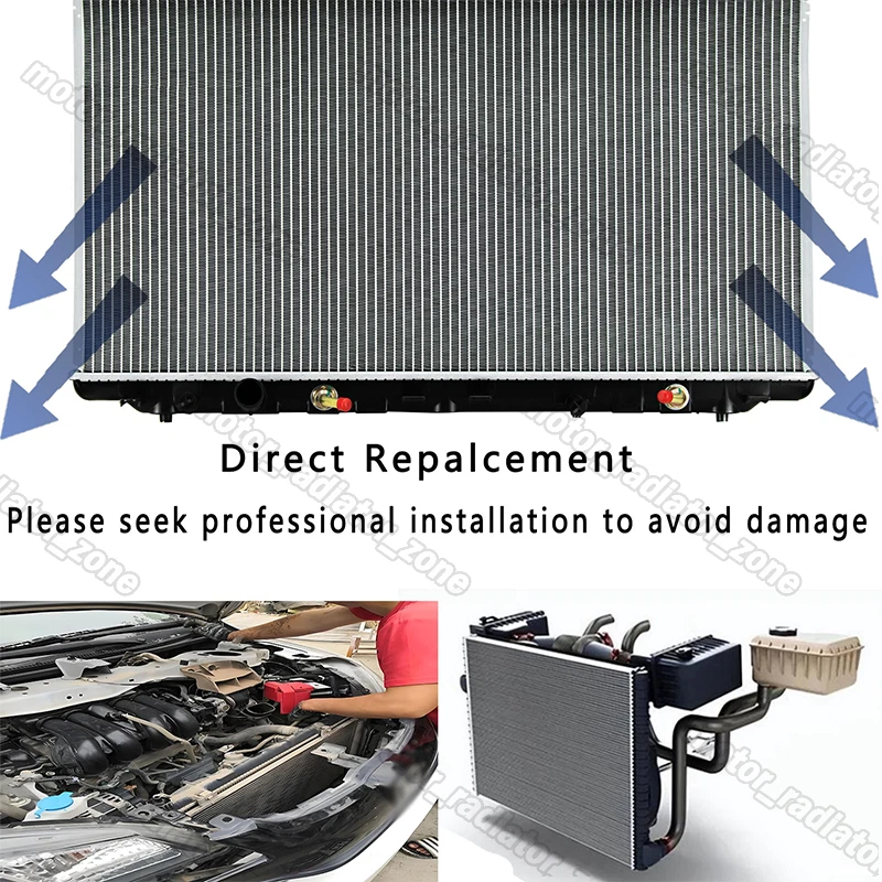 Radiator Fits 2006-2013 Mercedes-Benz GL320 450 550 ML 320 350 500 R320 500 350 Foto 3 de 4