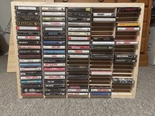 Vintage Cassette Tape Collection with Case
