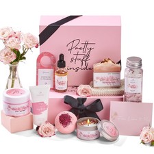 Spa Gifts for Women Valentines Day Bath Baskets Relaxing Spa Self Care Gift f...