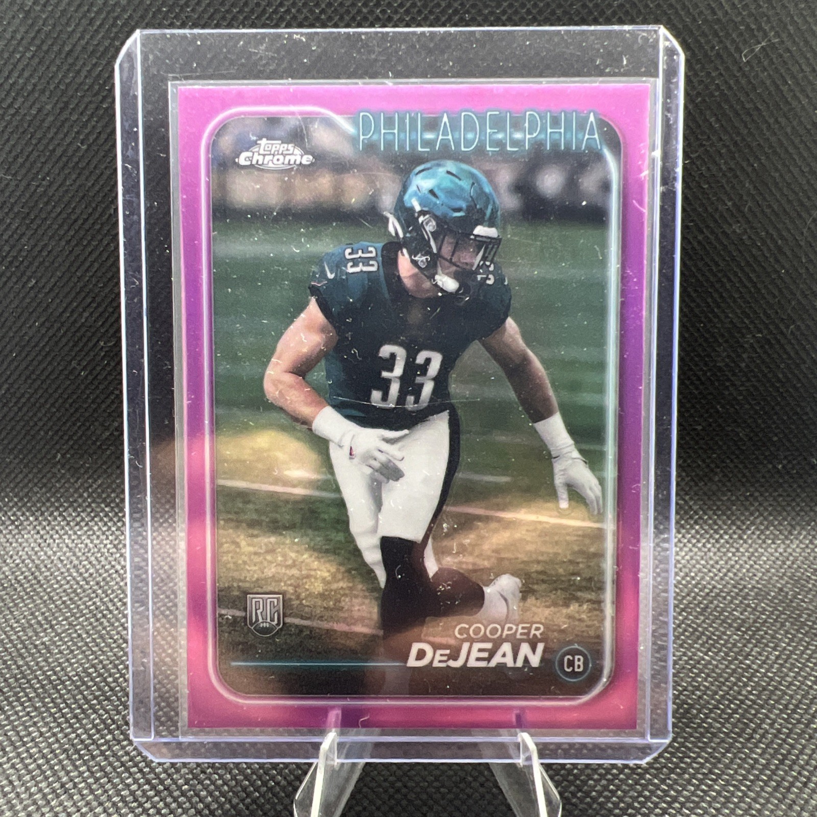 2024 Topps Chrome - Rookies Cooper DeJean #232 Pink Refractor (RC)