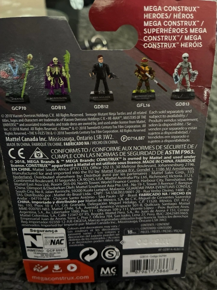 Juego de 5 figuras Mega Construx Aliens Xenomorph Blue serie nuevo en caja Foto 2 de 2