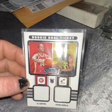 Panini 2022-23 Contenders Rookie Dual Ticket AJ Griffin Ochai Agbaji Hawks Jazz…