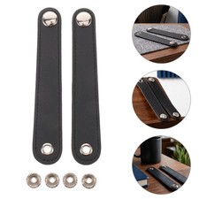 1 Set Accordion Bellows Strap: PU Buckle Fastening Band with 4 Buckle -