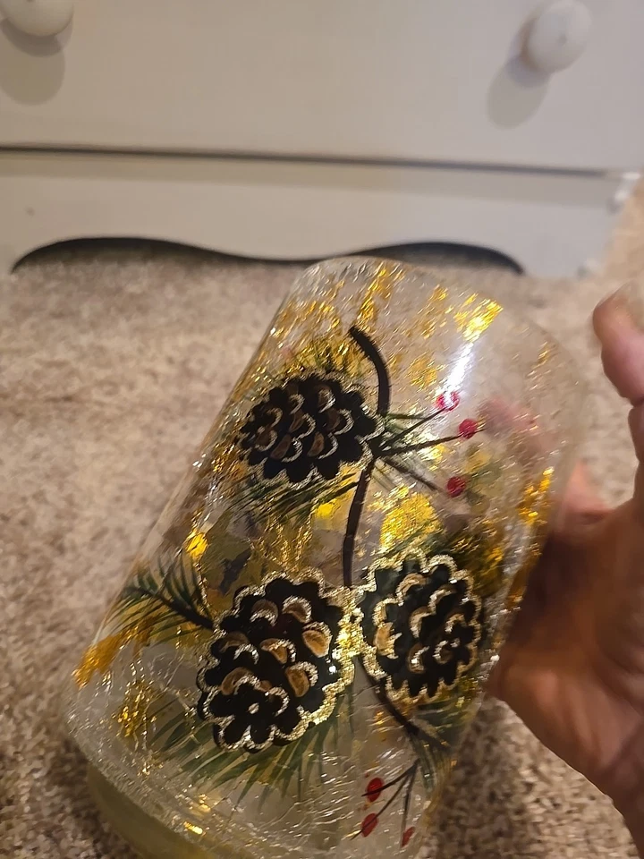 Home Essentials 8 Inch Candle Holder Pine Cones - Image 3 of 4